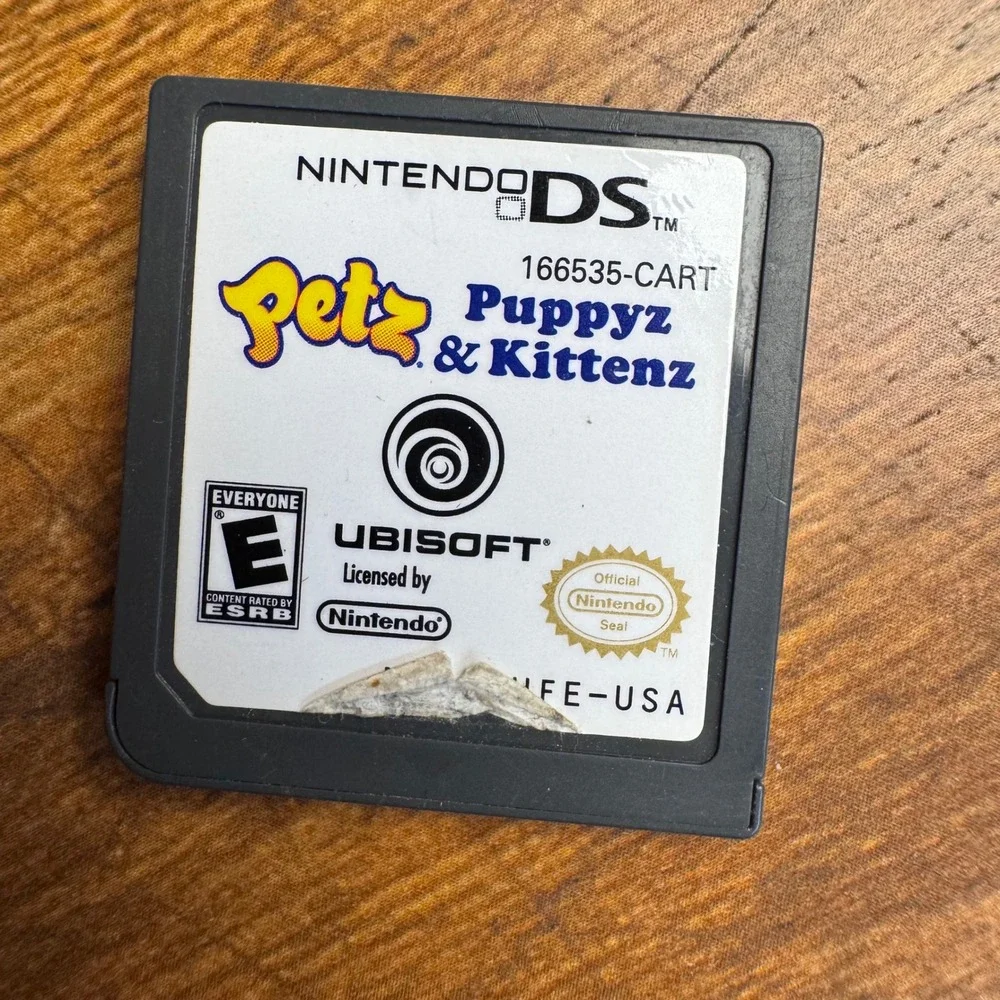 Petz Puppyz & Kittenz Nintendo DS‎ Ubisoft NDS Game Cartridge NTR-BUFE-USA